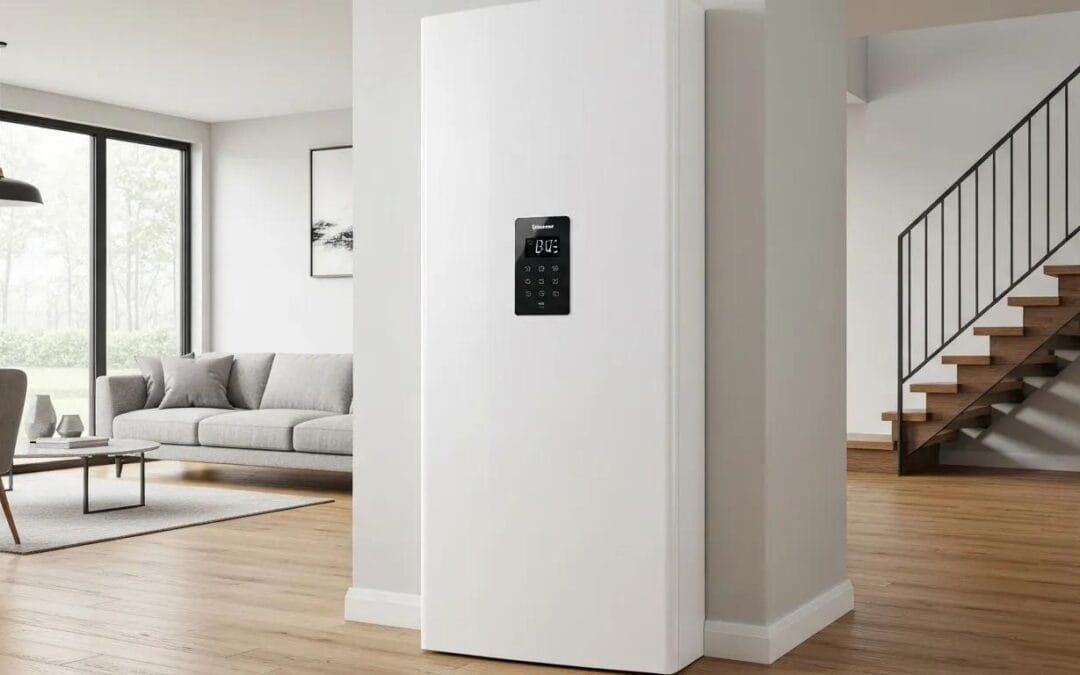 A modern HVAC system ensuring year-round comfort and energy savings in your home.